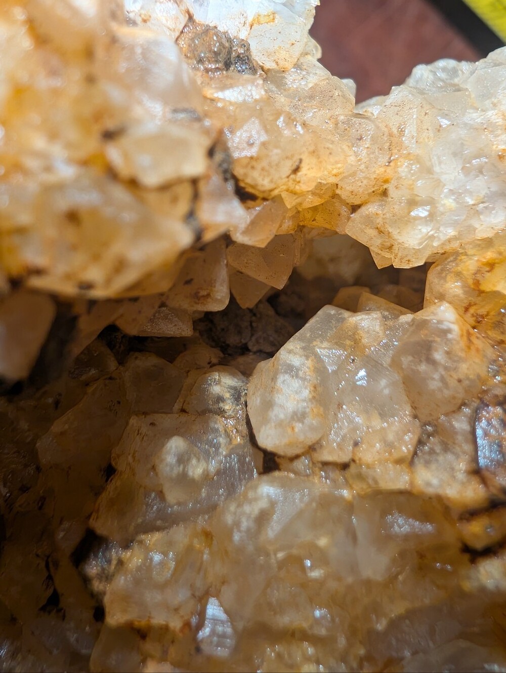 Natural Kentucky Quartz Geode – Cracked Open into 3 Pieces – Sparkling - Picture 16 of 16